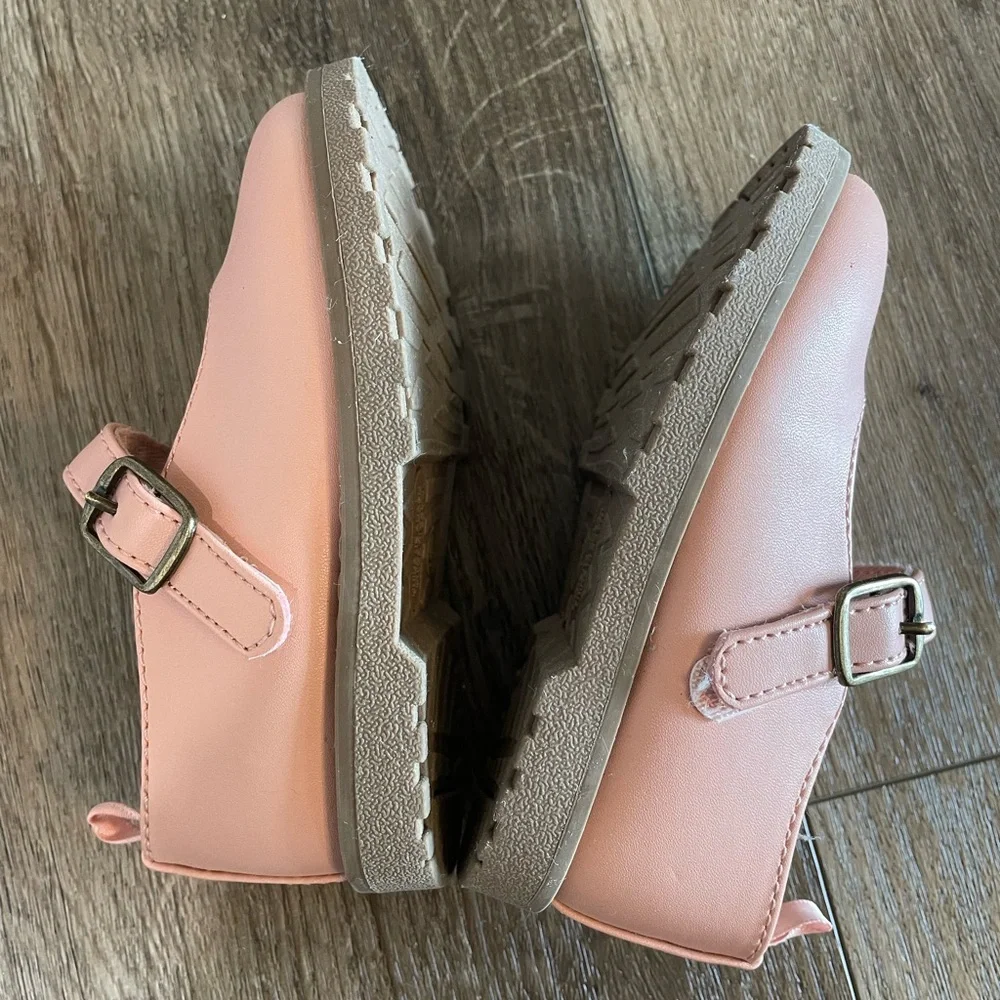 Old Navy Pink Mary Jane Toddler Shoes Size 6T - Picture 4 of 5